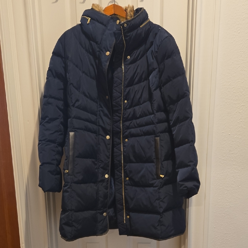 Cole Haan Signatute Navy Quilted Women's Jacket